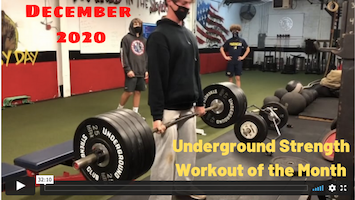 December 2020 Underground Strength Workout of the Month
