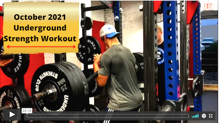 Underground Strength Workout of the Month - October 2021