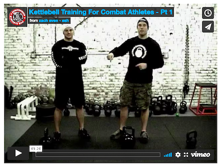 Kettlebells for Combat &##x5b;VIDEO&##x5d;&##x3a; Training for Combat Athletes - Pt 1