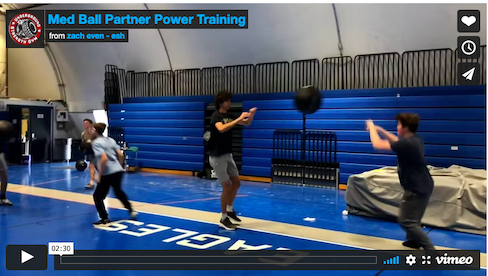 Med Ball Partner Power Training
