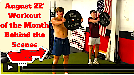 August 2022 Underground Strength Workout of the Month & Behind the Scenes Video Footage