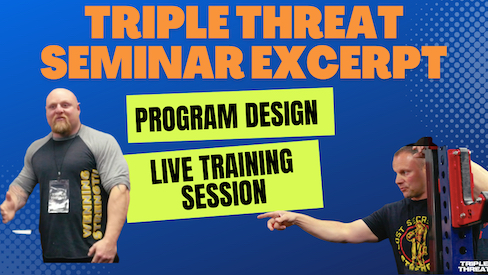 Triple Threat Seminar Excerpt
