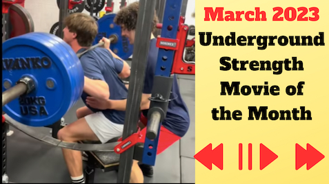 March 2023 Underground Strength MOVIE of the Month