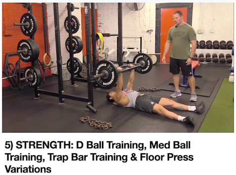 Underground Strength Coach Certification Video &##x7c; D-Ball Training, Med Ball Training, Trap Bar Training & Floor Press Variations &##x28;38 Minute Video&##x21;&##x29;