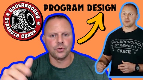 Underground Strength Coach Cert Program Design